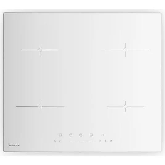 Velaire 60cm Plaque à Induction 4 Feux Blanc