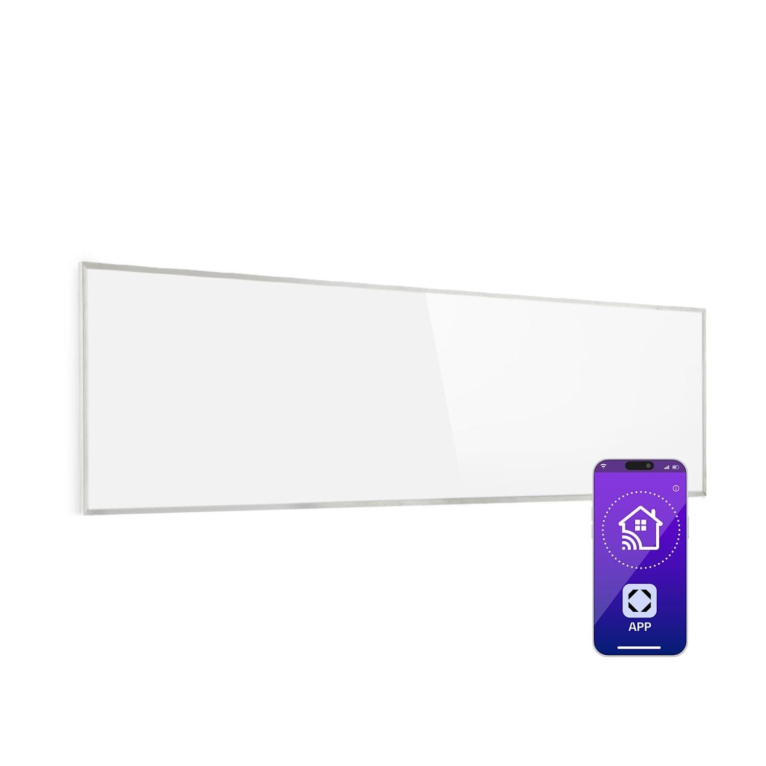 Wonderwall Smart 320W 100x30cm Panneau Rayonnant Infrarouge Blanc