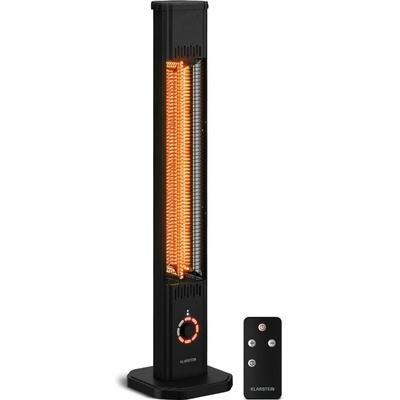 Heat Guru 2000W Chauffage Infrarouge sur Pied Noir