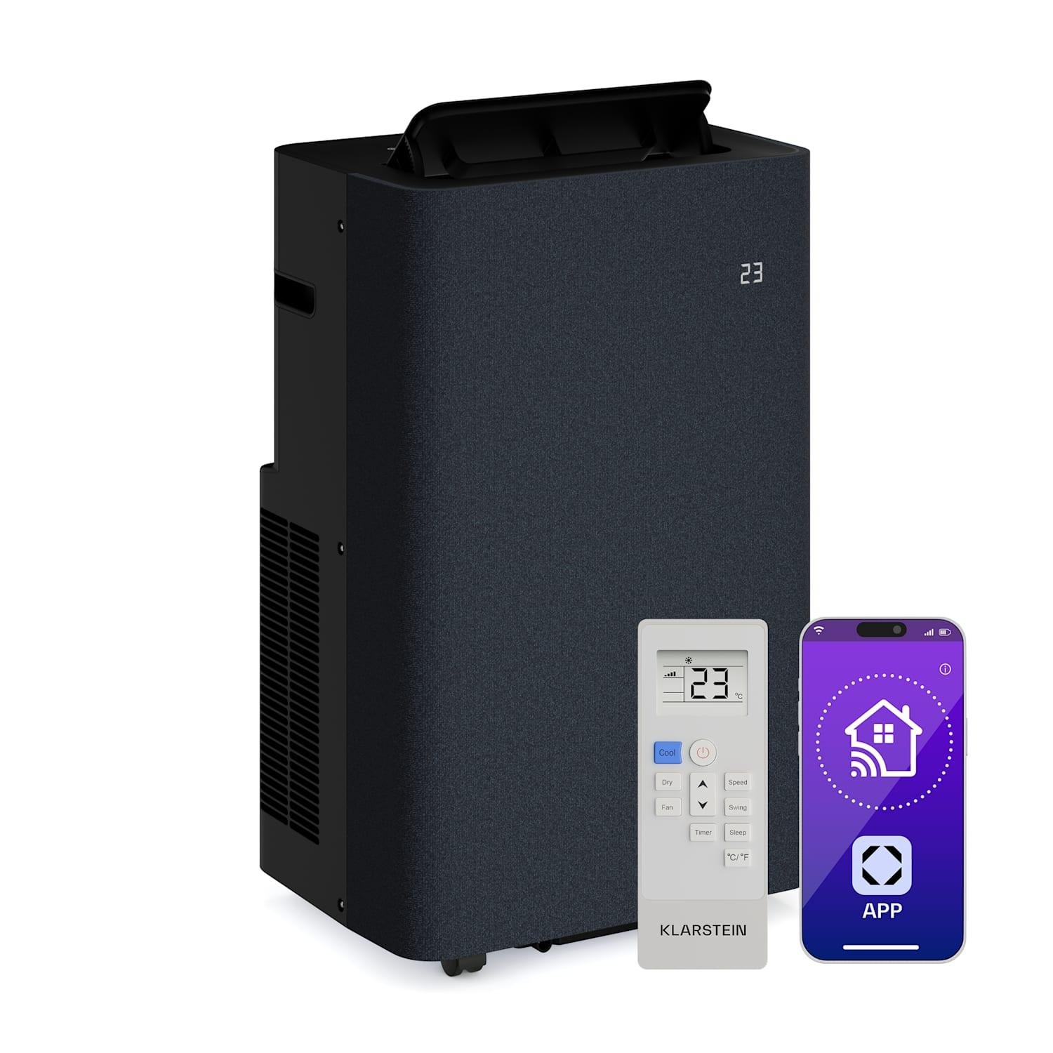 AireLux Smart 14000 BTU Climatiseur mobile Gris foncé